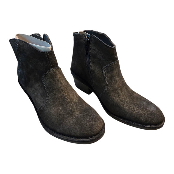 Fly London Ankle Boots Womens Size 39 Griffon Olive Leather Earthy Grunge Urban - Picture 1 of 16